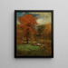 L'étang du moulin - George Inness — inramlat konstverk på väggen