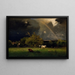 L'Arc-en-ciel - George Inness — inramlat konstverk på väggen