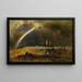 Le Triomphe au Calvaire - George Inness — inramlat konstverk på väggen