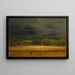 Le Champ de blé - George Inness — inramlat konstverk på väggen