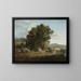 Le Bûcheron - George Inness — inramlat konstverk på väggen