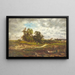 högfjällsbetesmark - George Inness — inramlat konstverk på väggen
