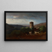 Vue de Rome depuis Tivoli - George Inness — inramlat konstverk på väggen