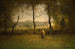 Ramasseurs de bois en eftermiddag på hösten - George Inness — vy av konstverket
