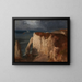 Étretat - George Inness — inramlat konstverk på väggen