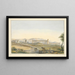 Vue de Paestum - George John Morant — inramlat konstverk på väggen