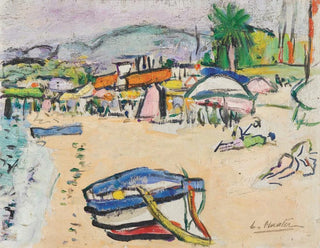 George Leslie Hunter - On The Beach South Of France.webp