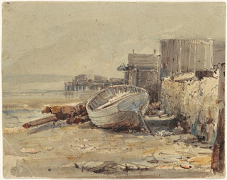 George Loring Brown - Beached Vessel.webp