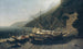 Vue sur la baie d'Amalfi, golfe de Salerne - George Loring Brown — vy av konstverket