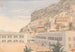 Quartiers des officiers et casernes de Gibraltar - George Lothian Hall — vy av konstverket