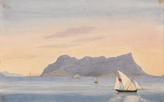 George Lothian Hall - The Rock of Gibraltar from Algeciras Spain.webp