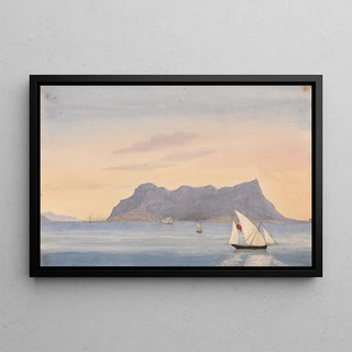 George Lothian Hall - The Rock of Gibraltar from Algeciras Spain.webp