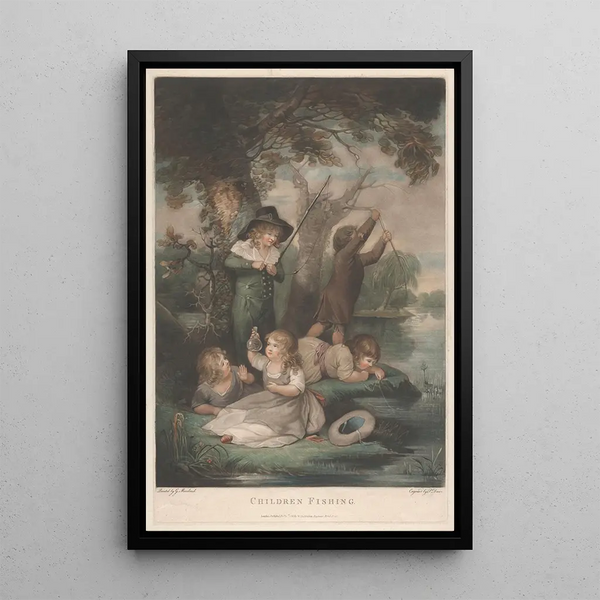 George Morland - Children Fishing.webp