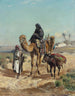 En arabisk resenär och hans fru - George Peter — vy av konstverket