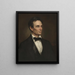 Abraham Lincoln - George Peter Alexander Healy — inramlat konstverk på väggen
