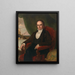 Daniel Webster - George Peter Alexander Healy — inramlat konstverk på väggen