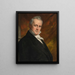 James Buchanan - George Peter Alexander Healy — inramlat konstverk på väggen