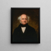 Martin Van Buren - George Peter Alexander Healy — inramlat konstverk på väggen