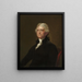 Thomas Jefferson - George Peter Alexander Healy — inramlat konstverk på väggen