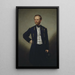 William T. Sherman - George Peter Alexander Healy — inramlat konstverk på väggen