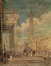 En vy av O'Connell Street i Dublin - George Petrie — vy av konstverket