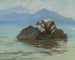 La péninsule de Sorrente depuis Capri - George Randolph Barse — vy av konstverket