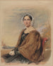 Portrait av en kvinna - George Richmond — vy av konstverket