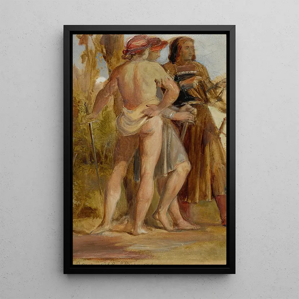 George Richmond - Study of soldiers.webp