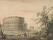 Colosseum i Rom med båge till vänster - George Robertson — vy av konstverket