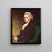 Colonel Clitherow - George Romney — inramlat konstverk på väggen