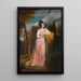 porträtt av Lady Elizabeth Capell Lady Monson - George Romney — inramlat konstverk på väggen