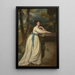 Portrait de Madame Andrew Reid - George Romney — inramlat konstverk på väggen