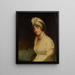 porträtt av Lady Georgina Buckley 1766-1832 född West - George Romney — inramlat konstverk på väggen