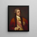 Sir William Hamilton - George Romney — inramlat konstverk på väggen
