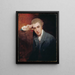 William Hayley - George Romney — inramlat konstverk på väggen