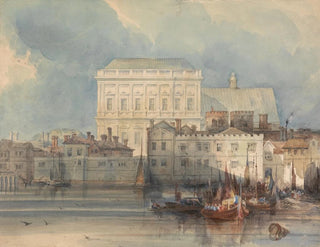 George Shepheard - The Banqueting House Whitehall from the River.webp