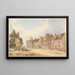 Le village de Chiddingstone, Kent - George Shepheard — inramlat konstverk på väggen