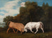 Combat de taureaux - George Stubbs — vy av konstverket