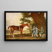 Eklips - George Stubbs — inramlat konstverk på väggen