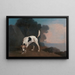 Foxhound sur la Piste - George Stubbs — inramlat konstverk på väggen