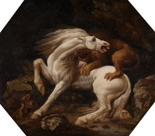 George Stubbs - Horse Attacked by a Lion.webp