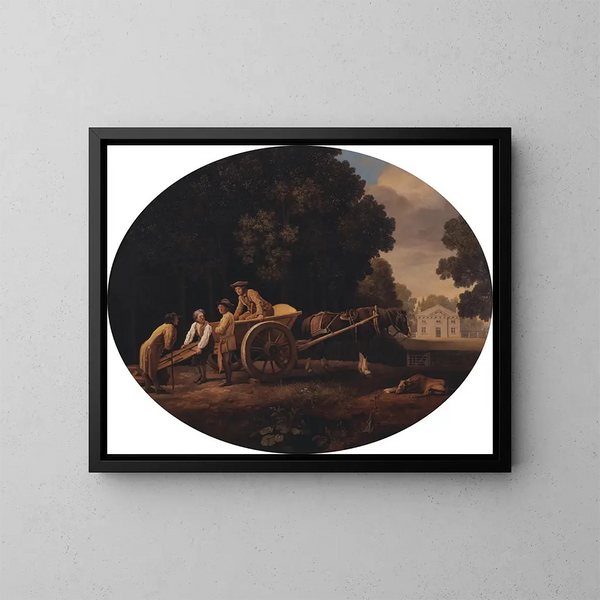 arbetare - George Stubbs — inramlat konstverk på väggen