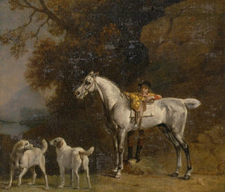 George Stubbs - Studies for or after The third Duke of Richmond with the Charleton Hunt.webp