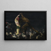 Les deux membres de ce club - George Wesley Bellows — inramlat konstverk på väggen