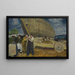 skeppsbyggare - George Wesley Bellows — inramlat konstverk på väggen