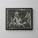 Dempsey och Firpo - George Wesley Bellows — inramlat konstverk på väggen