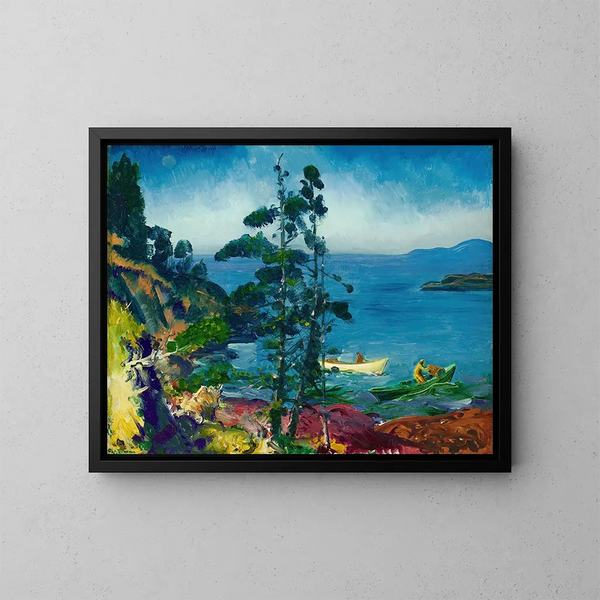 George Wesley Bellows - Evening Blue Tending the Lobster Traps Early Morning.webp