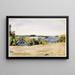 La baie de Gardiners depuis Sag Harbor - George Wesley Bellows — inramlat konstverk på väggen