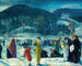 Kärlek av vintern - George Wesley Bellows — vy av konstverket