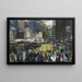 New York - George Wesley Bellows — inramlat konstverk på väggen